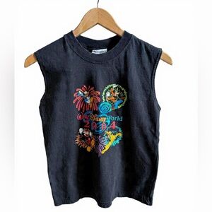 Vintage 2004 Walt Disney World Fireworks Tee Youth Medium Y2K Disney Parks